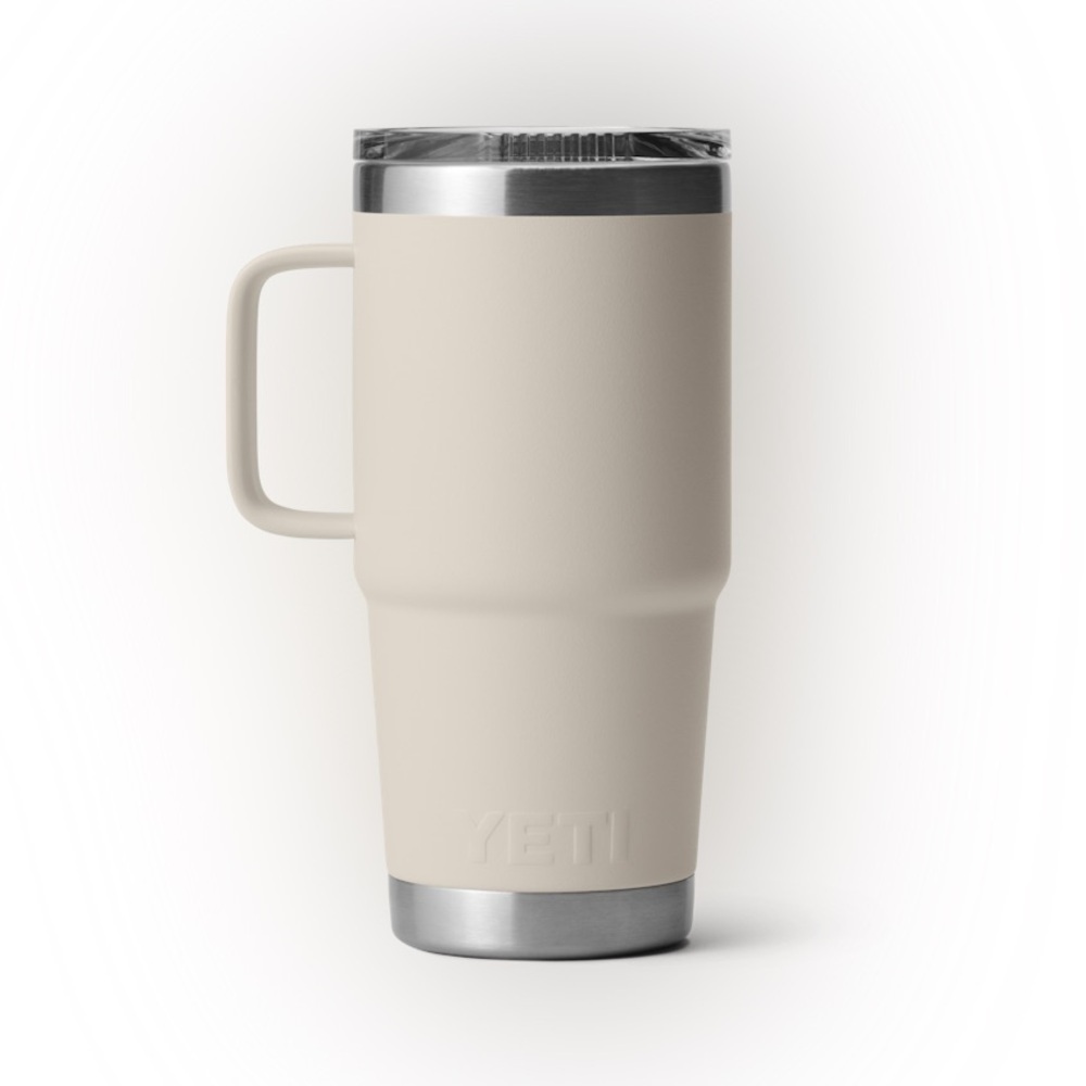 YETI RAMBLER 20 OZ TRAVEL MUG
WITH STRONGHOLD LID CAPE TAUPE - Picture 4 of 14